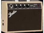 Fender Mini '65 Twin Electric Guitar Amplifier Miniature Portable Amp, Blonde