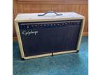 Yellow EPIPHONE 1.5A 250v - 120v 50/60Hz 80w - 30 WATT SC 210 GUITAR AMP