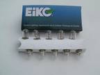Eiko #47 bulb, box of 10, tube amp pilot light bulbs, nickel plate brass base
