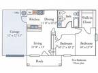 Shady Oak Village - Senior Living Apartments - Two Bedroom One Bath
