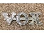 VOX logo Original (removed from Amp)