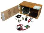 DIY 2.5 Watt Cigar Box Guitar Amplifier kit with All-Wood Box & Pre-wired Leads