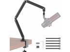 Microphone Arm Stand Suspension Boom Scissor Mic Stand for Shure SM7B Blue Yeti