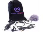 Purple Panda Lavalier Lapel Microphone Kit - Clip on Lav Mic [Original Seller]