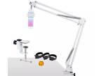 White Hyperx Quadcast Boom Arm Compatible with Hyperx Quadcast S Mic Microphon