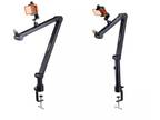 Microphone Boom Arm with Desk Mount, 360° Rotatable, Adjustable Mic Stand