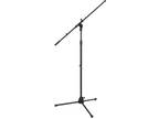 On-Stage Stands MS7701B Euro Boom Microphone Stand - Black