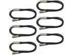 6 PACK premium XLR pin mic microphone extension cable 3 ft foot lead 1m meter