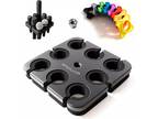 Multi Microphone Holder Mic Stand Square Tray Attachment Holds up to 8 on Mics