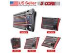 8/12/16 Channel Mixing Console Sound Pro USB Bluetooth Live Studio Audio Mixer