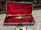 Bundy Selmer Company U.S.A. H & A Trumpet With Hard Case 76521 Vintage