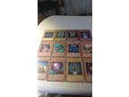 1996 Konami Yu Gi Oh group of 9 cards