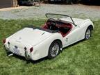 1960 Triumph TR3A Convertible With an Older Restoration