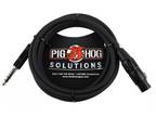 Pig Hog Solutions TRS(M)-XLR(F) Balanced Cable
