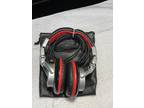 Numark RedWave Professional DJ Headphones Over-Ear Silver Red Rotating Earcup