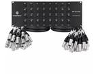 RK Mount TRS XLR Combo Splitter Snake Cable (10*10 Foot long 32Channel) 4U
