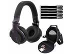 Pioneer HDJ-CUE1 High Bass Mixing Wired DJ Headphones in Black Matte w Case