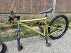 Santa Cruz "Blur" Full Suspension Mountain Bike, Upgrades, Damaged Front Wheel,