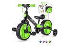 Afranti 4 in 1 Toddler Balance Bike with Training Wheels for Kids