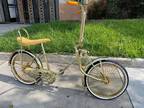 20" Lowrider Bike Bicycle Gold with 72 spokes Wheels Bent Fork