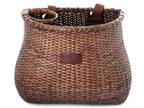 Bike Basket for Women's Cruiser with Coffee Cup Holder - Handmade