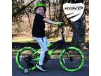 Bicycles 18" MG18 BMX Boy'S Child Bike, Black and Green