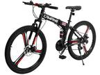 26" Full Suspension Mountain Bike Shimano 21 Speed Men's Bikes Bicycle MTB