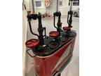 Restored Tokheim Triple-Head Oil Lubester Cart