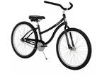 Huffy Coastal 26" Womens Cruiser Bike, Coaster Brake, Anti-Rust Coated, Black