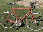 Orange 1972 Schwinn Super Sport Road Bicycle Fenders And Leather Seat