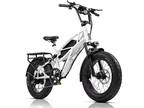 1200W Electric Bike for Adult 33MPH 80 Miles 48V 20Ah LG Battery EBike Fat Tire