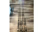(6) Bass Fishing Rods St. Croix/Dobyns/Duckett