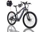 Paselec Electric Mountain Bicycle 27.5'' City eBike 750W Peak Full Suspension US