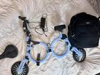 Jupiter Foldable Electric Bike Scooter Small Lightweight With Backpack To Carry