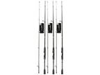 (Lot of 3) 13 Fishing Defy Black Db2s67ml-2 6'7" Ml 2 Piece Spinning Rod