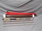 Vintage Fenwick Voyageur FS65-4 4 PieceTravel Spinning Pack Rod,Case and Sleeve