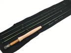 Rudder Fly Rod M Fast Action 4 Pieces 9FT Weight 4# 5# 8# Glossy Green