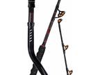 Bent Butt Trolling Rod 2-Piece Saltwater Offshore Fishing Rod Big Game Roller Ro