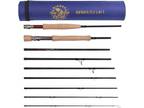 2-IN-1 Fly Fishing Travel Rod 2 Handles Hi-Modulus Carbon 8 Sections 9ft 7ft