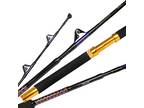 Saltwater Trolling Rod 1PC/2PC Heavy Roller Big Game Offshore Boat Fishing Pole