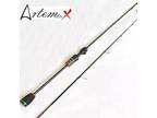 ArtemisX Spinning Fishing Rod 6'6'' 1-6lb UltraLight Fast Solid Carbon Trout Rod
