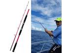 SUOELUN Saltwater Spinning Rod 5'6" 20-50lb MH Boat Trolling Jigging Rod 2 Sec