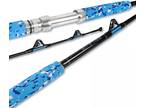 1 Piece Trolling Rod Saltwater Offshore Heavy Roller Big Game Boat Fishing Pole