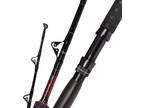 Saltwater Trolling Rod Offshore Big Game Boat Fishing Pole w Roller Guides Heavy