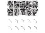 80 PCS Fishing Rod Guide Tips Repair Kit Metal Spinning Fishing Rod Guides Sp...