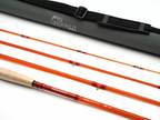 6wt Moonlit Lunar S-GLASS Fiberglass Fly Fishing Rod 8' 2", 4 piece