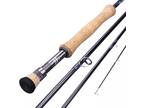 Fly Fishing Rod, Lightweight Ultra-Portable 4 Pieces Graphite Fly Rod 5/6Wt