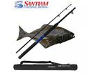 SANTIAM FISHING RODS Travel Rod 2 PC 6' 40-100lb Carbon Halibut/Big Species Rod