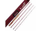 Whisperer Fly Fishing Rod 4 Pieces, 6FT 0/1/2/3Wt, 7FT 3/4Wt, 24T Corbon Fiber F