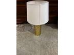 Matching Golden Colored End Table Lamps